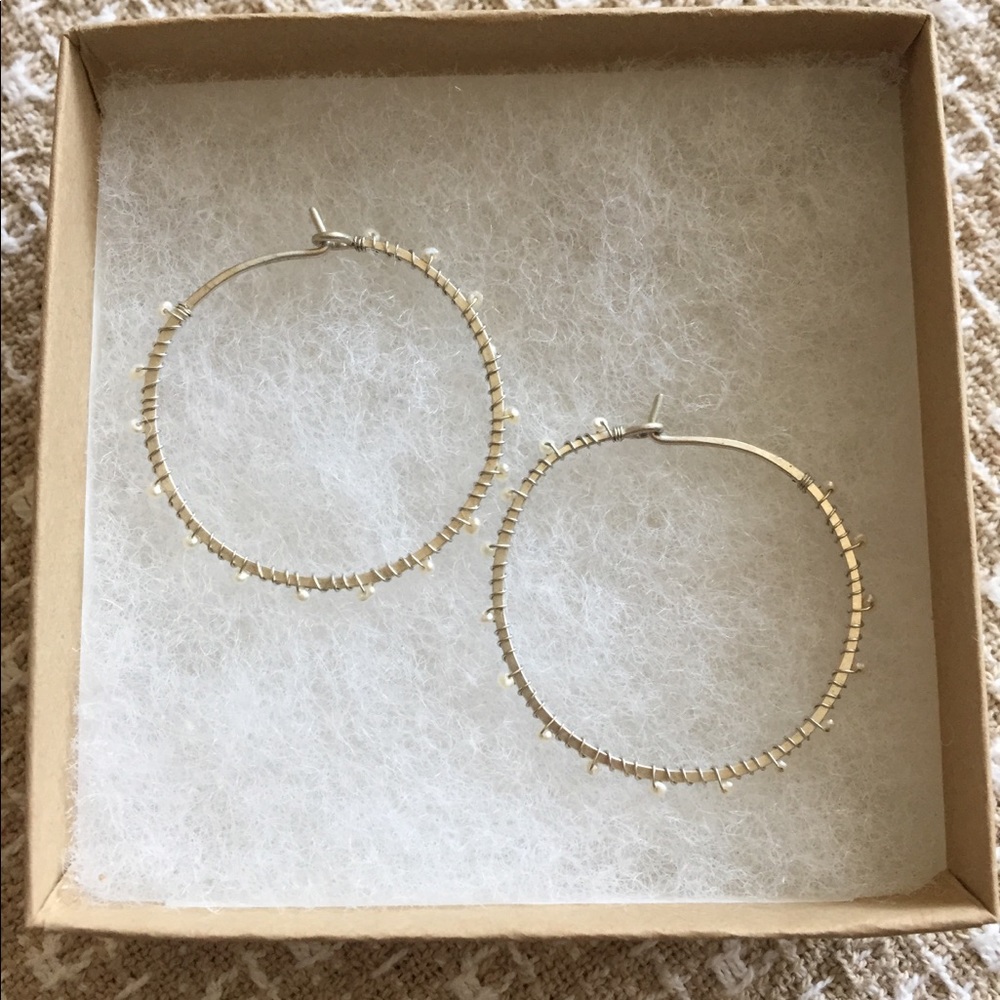 Artisan Hoop Earrings